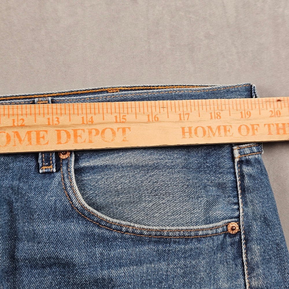 Levi's 501xx Jeans Men 40x30 Blue Medium Wash Straight Leg Button Fly Denim - Picture 5 of 11